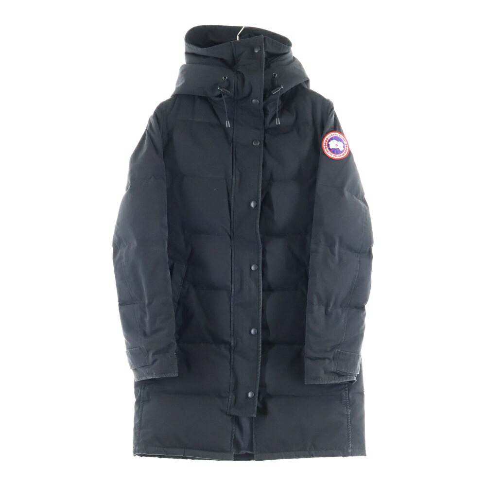 美品 カナダグース ブラックレーベル クレア ジャケット ダウン ロゴ ナイロン CANADA GOOSE（カナダグース） 並行輸入 ダウンコート ブラック