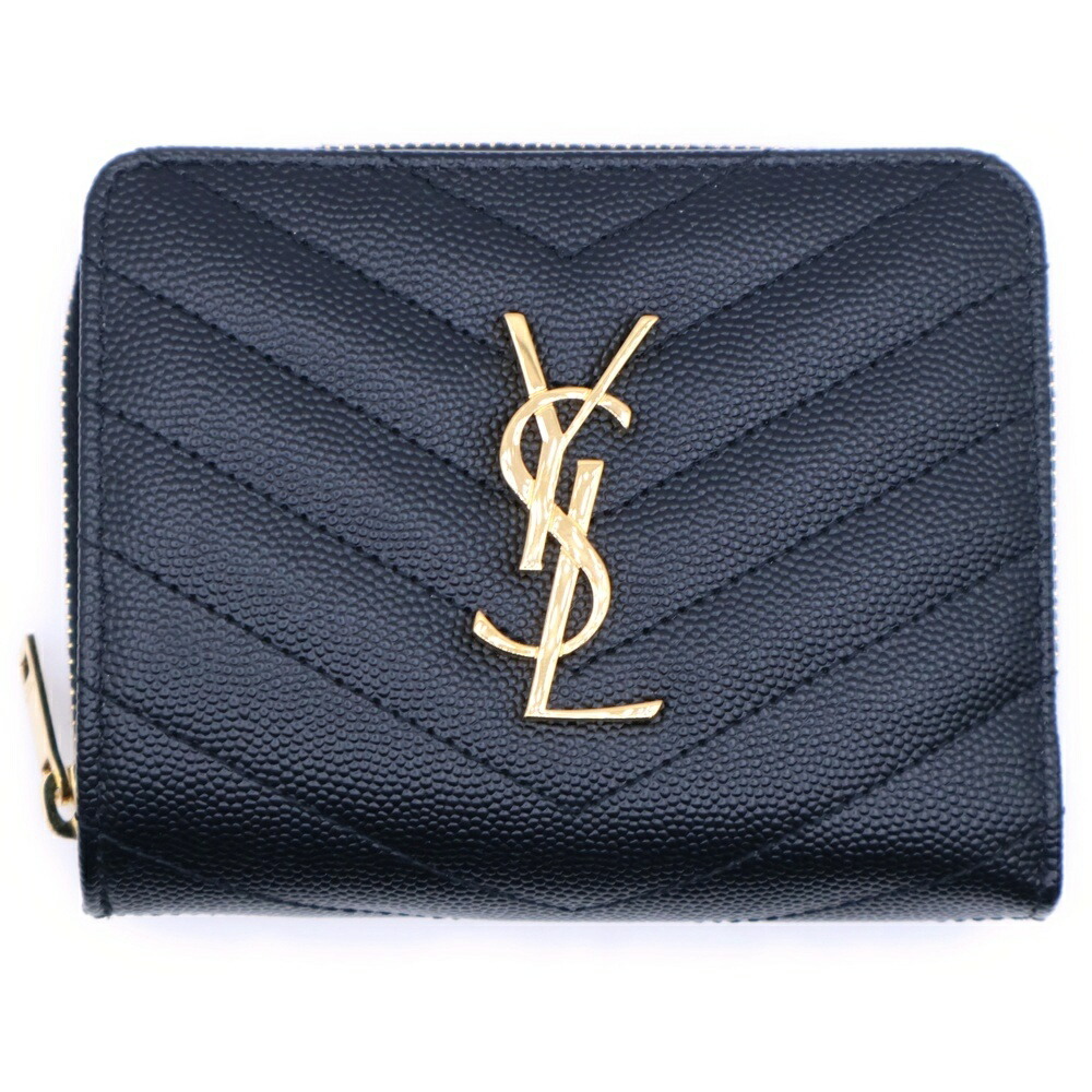 楽天市場】サンローラン SAINT LAURENT YSL ミニ財布 3つ折り財布