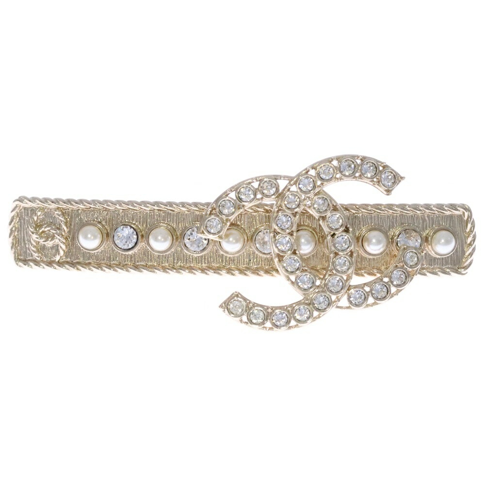 楽天市場】CHANEL シャネル ココマーク ビジューラインストーン パール