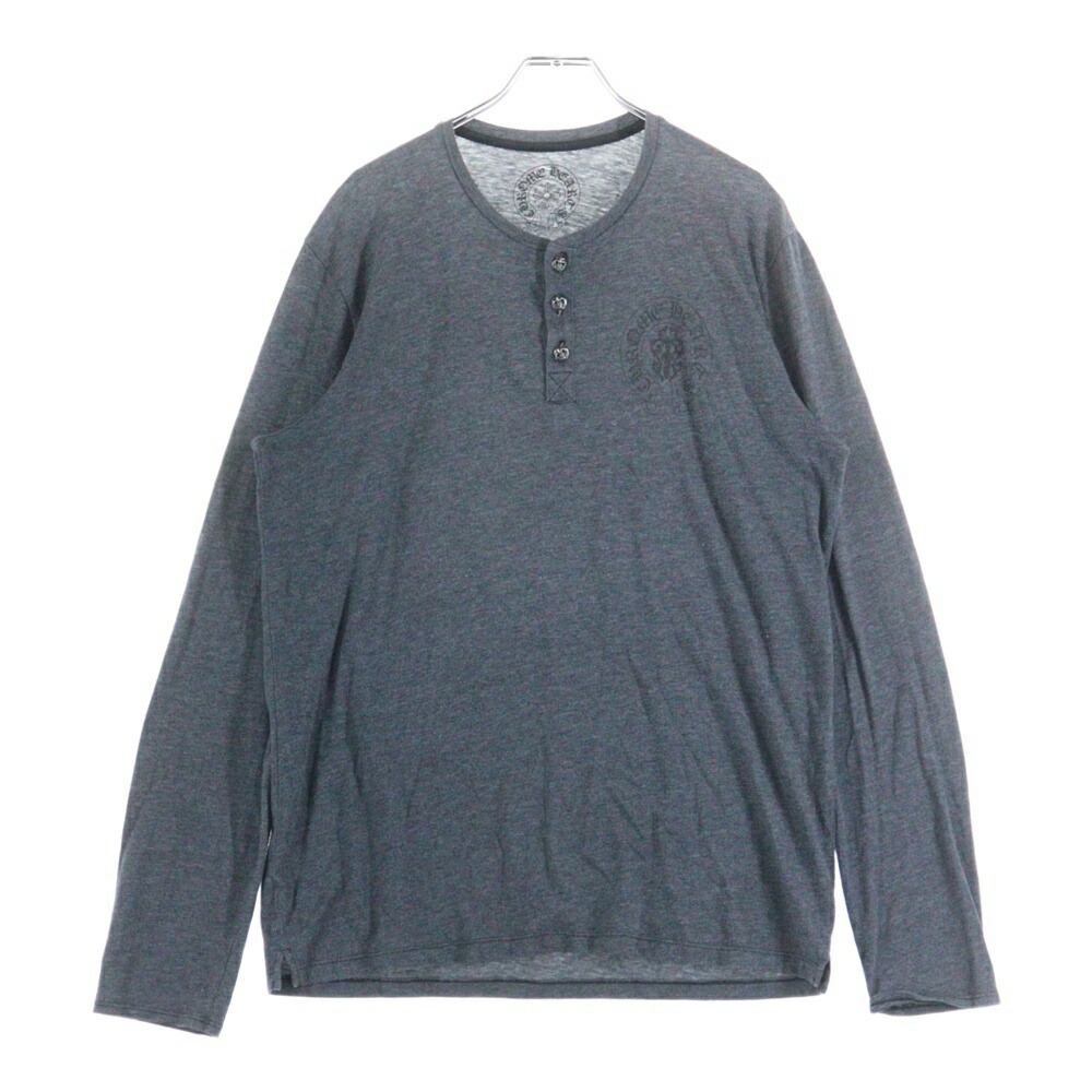 楽天市場】CHROME HEARTS HENLEY T-SHIRT CHARCOAL GRAY クロムハーツ