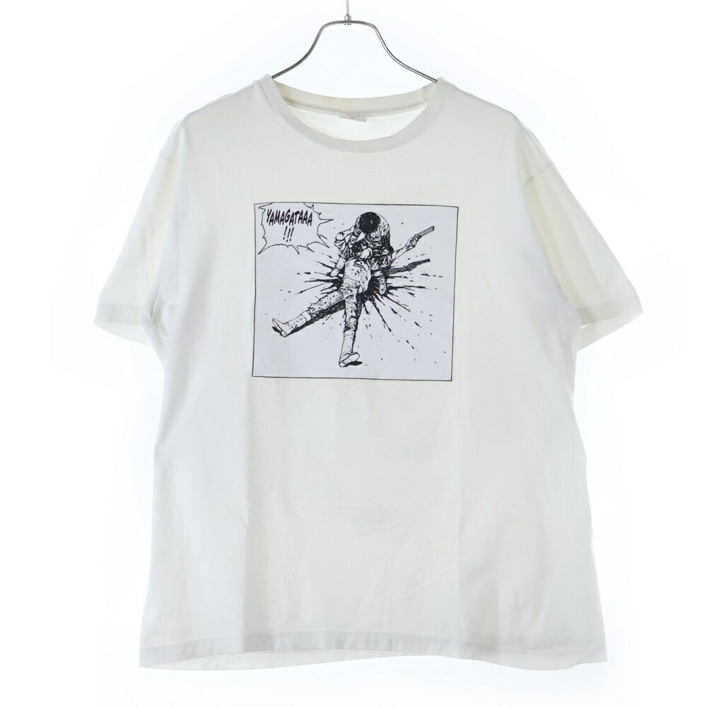 SUPREME(シュプリーム) サイズ:M 17AW ×AKIRA Yamagata Tee アキラ ヤマガタ プリント 半袖Tシャツ カットソー ホワイト【中古】【程度B】【カラーホワイト】【取扱店舗BRING THRIFT CLOSET 幕張店】