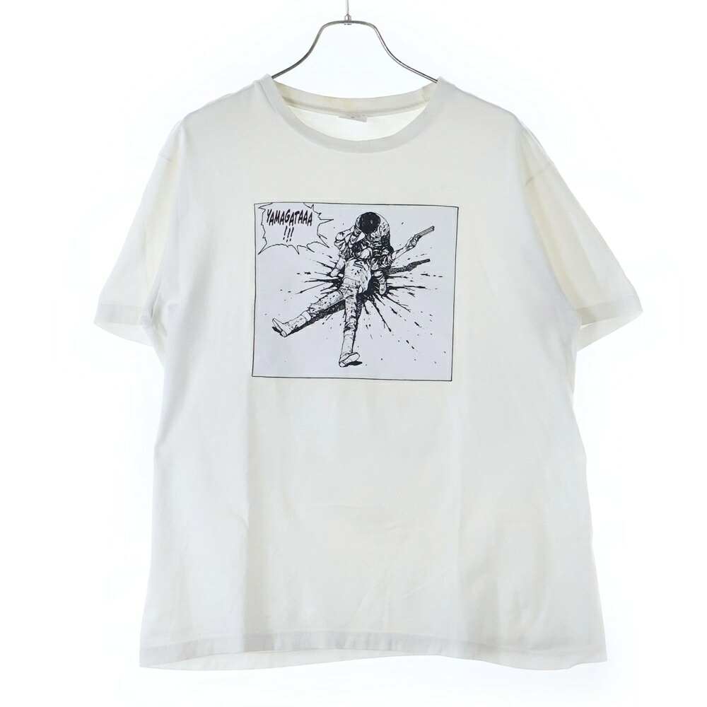 SUPREME(シュプリーム) 大きさ:M 17AW ×AKIRA Yamagata Tee アキラ ヤマガタ 刷り上げる 半袖プルオーバー カットソー 白いこと【中古】【座標軸B】【色合い白いこと】【取りまわしバス発着場BRING THRIFT CLOSET 幕張店】