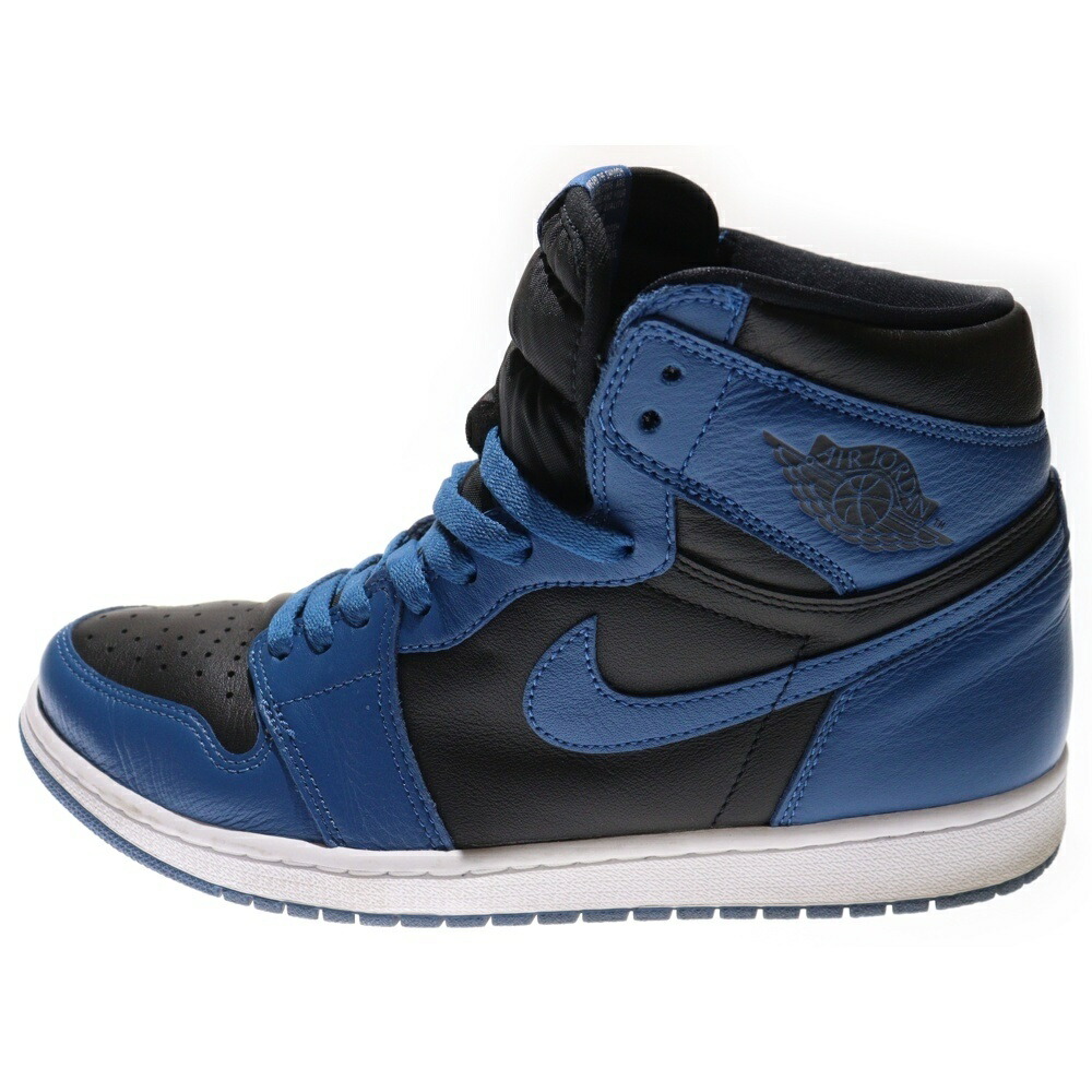 NIKE エアジョーダン 1 (美品)27.5cmハイカット ブラック/ブルー 楽天市場】NIKE(ナイキ) サイズ:27.5cm AIR JORDAN1 RETRO HIGH UNC