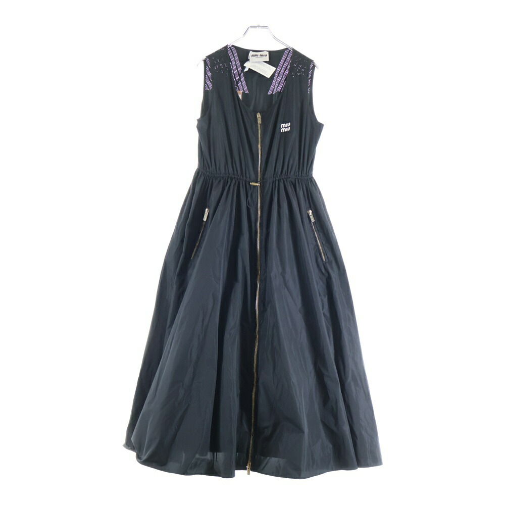 楽天市場】miumiu（ミュウミュウ）ロゴ カシミヤ ニット ワンピース