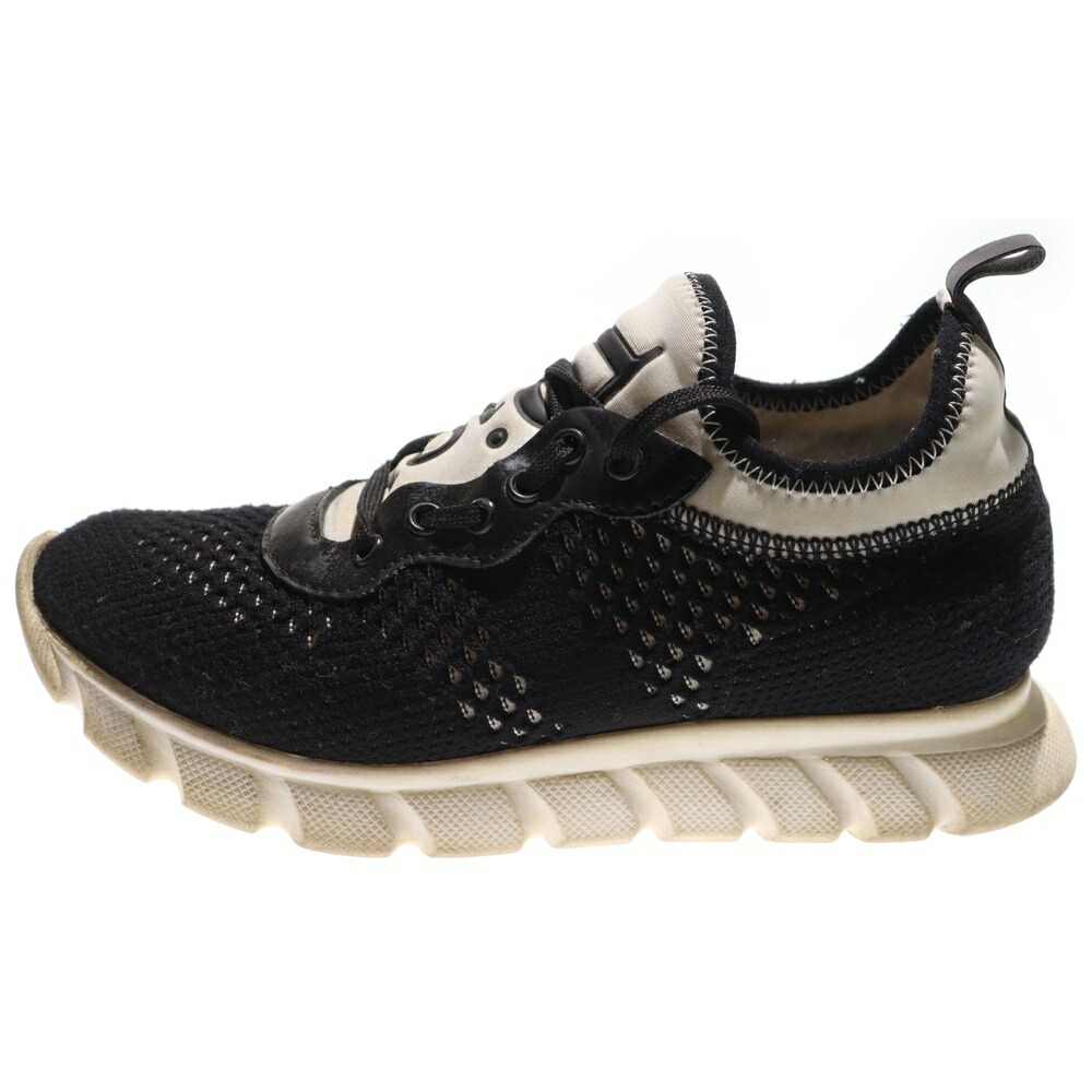 Christian Dior(クリスチャンディオール) サイズ:32 19AW B21 ロゴ メッシュ レースアップ ローカットシューズ スニーカー ブラック レディース【中古】【程度B】【カラーブラック】【オンライン限定商品】