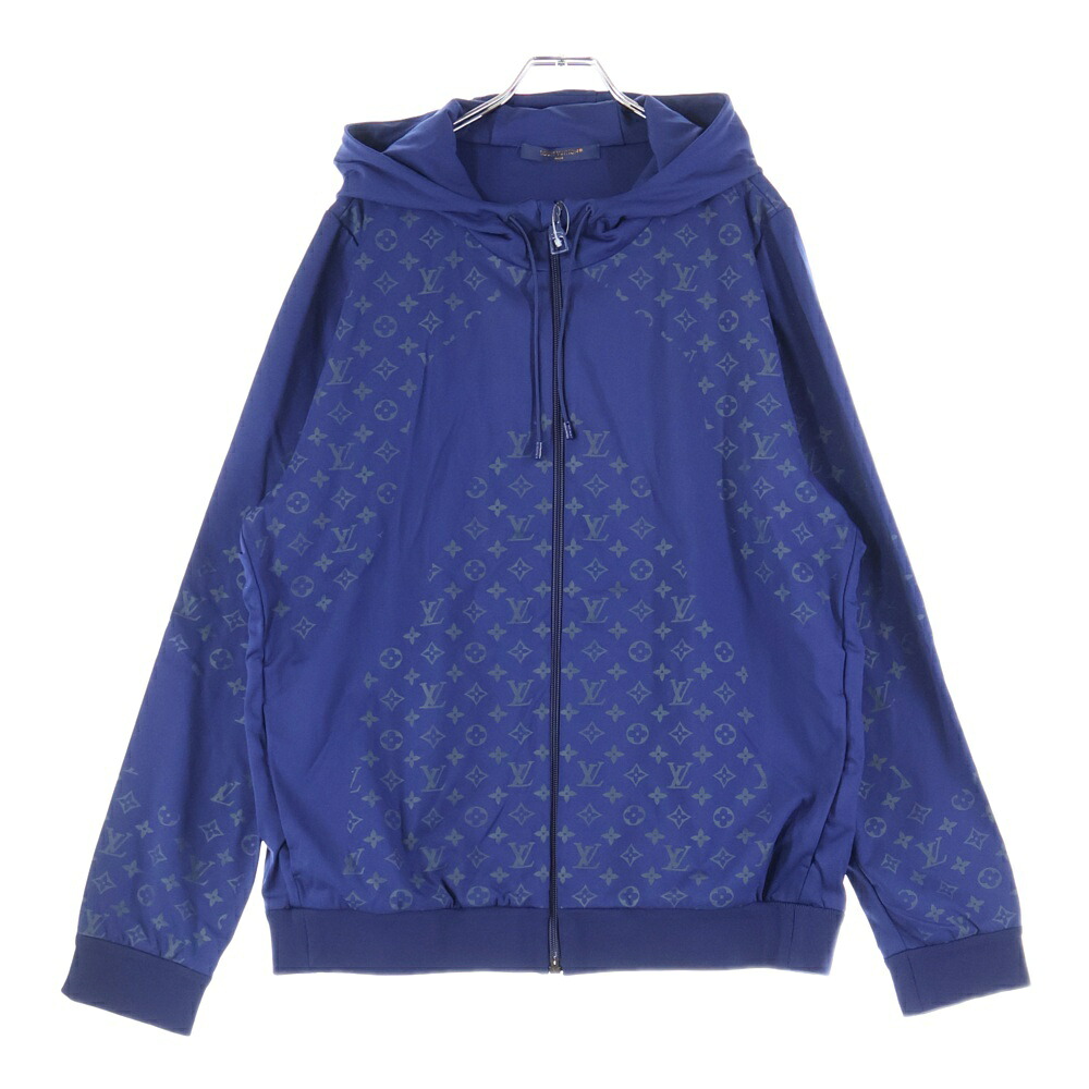 LOUIS VUITTON(ルイヴィトン) サイズ:XL 24SS モノグラムナイロンストレッチパーカー ジャケット ブルー RM241MQ YNF HQY 46W【新古品/中古】【程度S】【カラーブルー】【取扱店舗BRING仙台店】|ブランド買取・販売 BRING