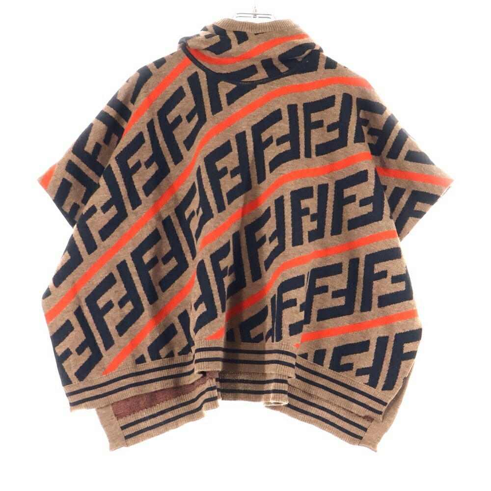 楽天市場】FENDI(フェンディ) サイズ:TU ズッカ ポンチョ ブラウン
