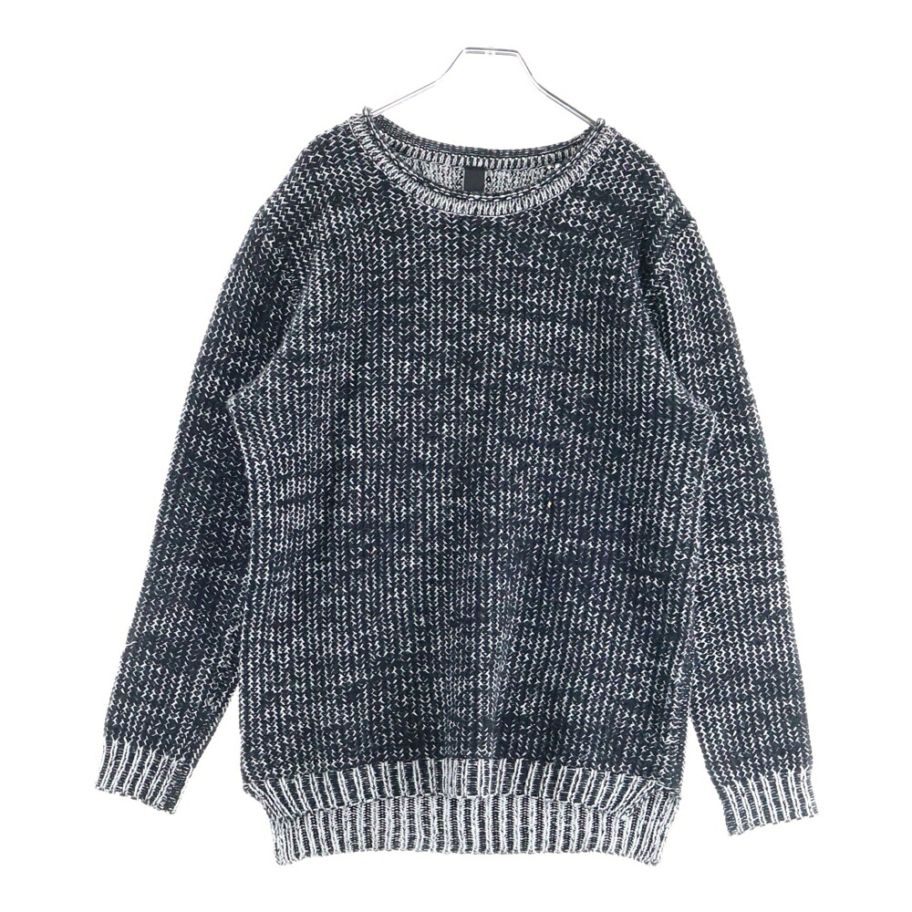 CHROME HEARTS(クロムハーツ) 大いさ:M Y NOT 袖はやりっ子継ぎ切れ カシミール編み物 ティーシャツ カシミール 黒いこと/薄墨色【中古】【座標軸B】【色合い黒いこと】【取りまわしバス発着場原宿】