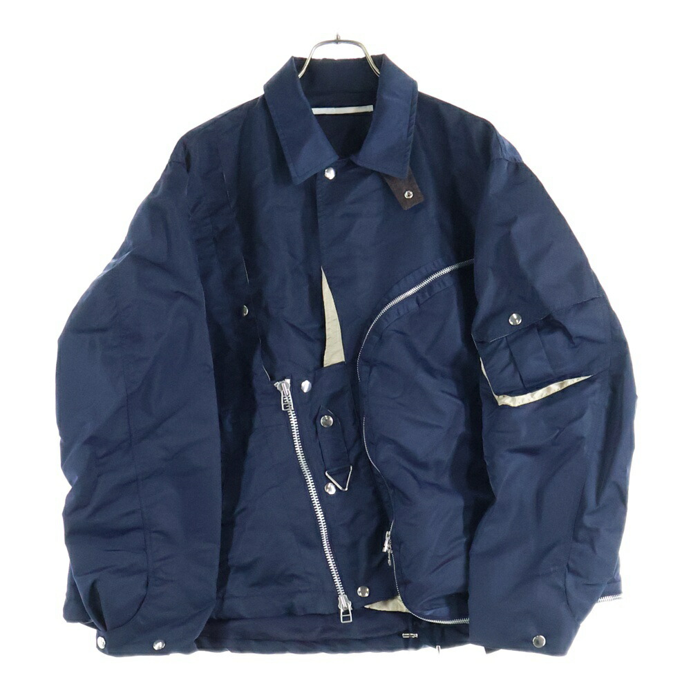 Tamme(タム) サイズ:2 AFV BA M89 MA-1 ナイロン ジャケット ブルゾン ネイビー 22A0049【中古】【程度A】【カラーネイビー】【取扱店舗BRING大宮店】