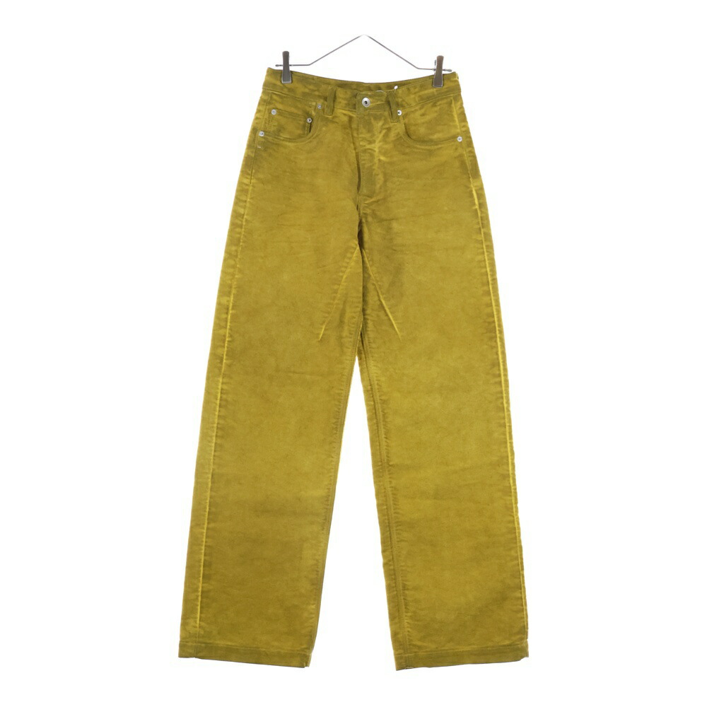 DRKSHDW(ダークシャドウ) サイズ:26 Geth Jeans ゲスジーンズ スウェードパンツ イエロー DS02D2305 MO【新古品/中古】【程度S】【カラーイエロー】【取扱店舗BRING渋谷ANNEX店】|ブランド買取・販売 BRING