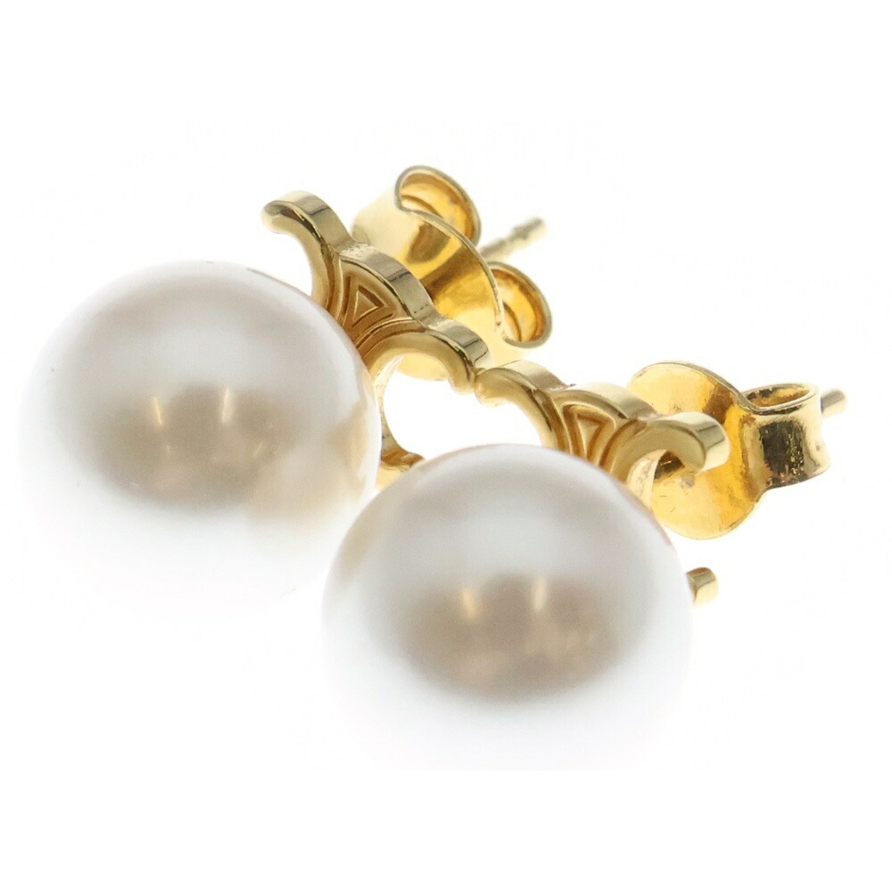 楽天市場】CELINE（セリーヌ）ノット スモール フープ ゴールド