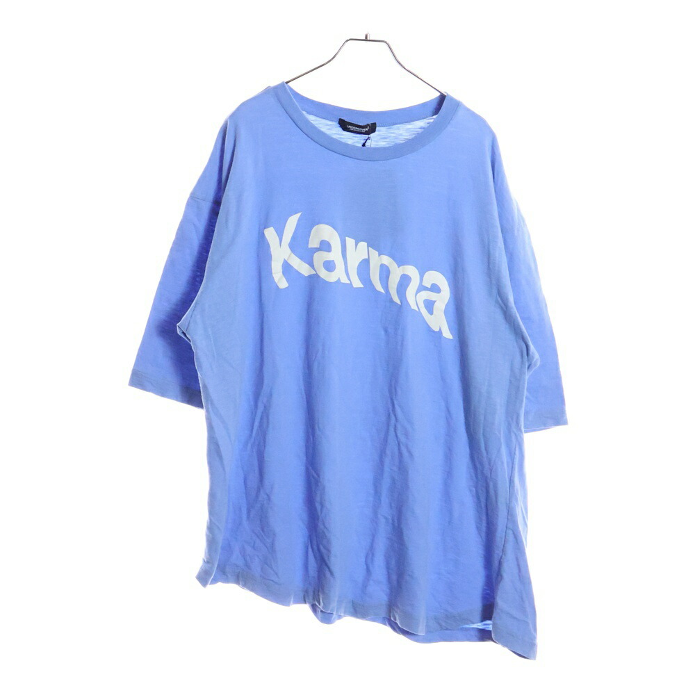 UNDERCOVER(アンダーカバー) サイズ:2 25SS フロントプリント 半袖Tシャツ カットソー ブルー UC1E4820-1【新古品/中古】【程度S】【カラーブルー】【オンライン限定商品】