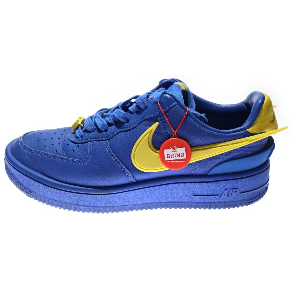NIKE(ナイキ) サイズ:25.5cm ×AMBUSH AIR FORCE 1 LOW SP GAME ROYAL AND VIVID SULFUR アンブッシュ エアフォース1 ローカットスニーカー ブルー US7.5/25.5cm DV3464-400【中古】【程度B】【カラーブルー】【取扱店舗BRING仙台店】画像