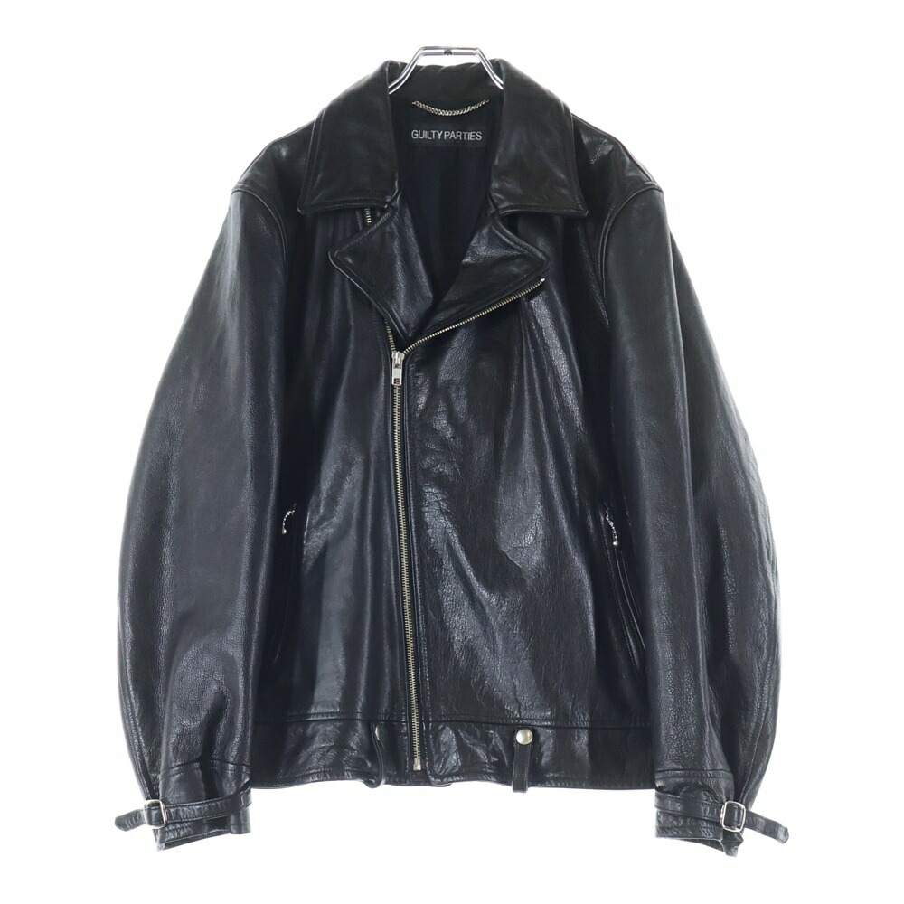 Lサイズ【美中古】ワコマリア ダブルライダースJKT WACKO MARIA (ワコマリア) DOUBLE RIDERS LEATHER JACKET (ダブル