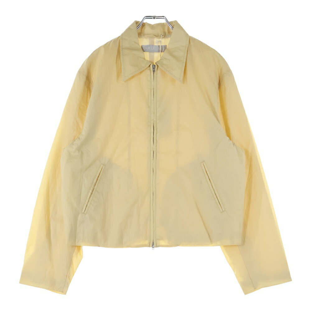 OUR LEGACY(アワーレガシー) サイズ:44 CREAM RUBBERIZED NYLON クリーム ラバライズド ジップアップ ナイロンジャケット ベージュ M2241MCR【中古】【程度A】【カラーベージュ】【オンライン限定商品】｜ブランド買取・販売　BRING