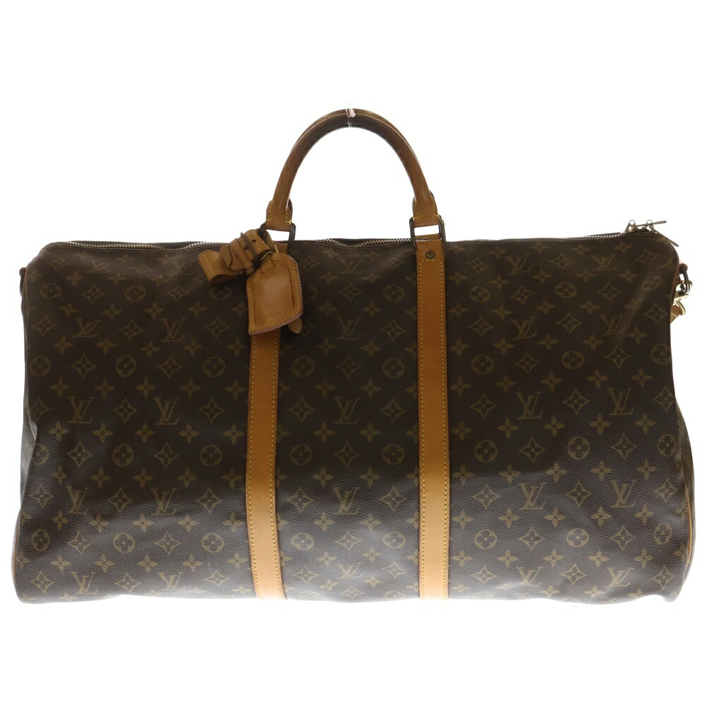 LOUIS VUITTON(ルイヴィトン) 大きさ:60 キーポル バンドリエール60 ボストンバッグ ショルダーバッグ 赤銅色 M41412 0990【中古】【座標軸B】【色合い赤銅色】【取りまわしバス発着場WASTE_NOT名古屋店】