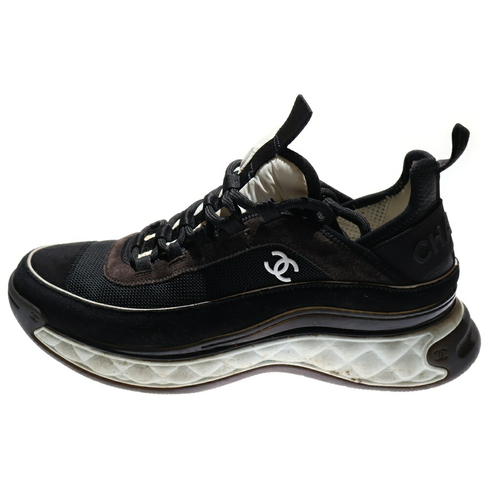 （新品 正規品）CHANEL シャネル スニーカー サイズ 37 楽天市場】CHANEL(シャネル) サイズ:37 21SS CC Logo Trainer G37491