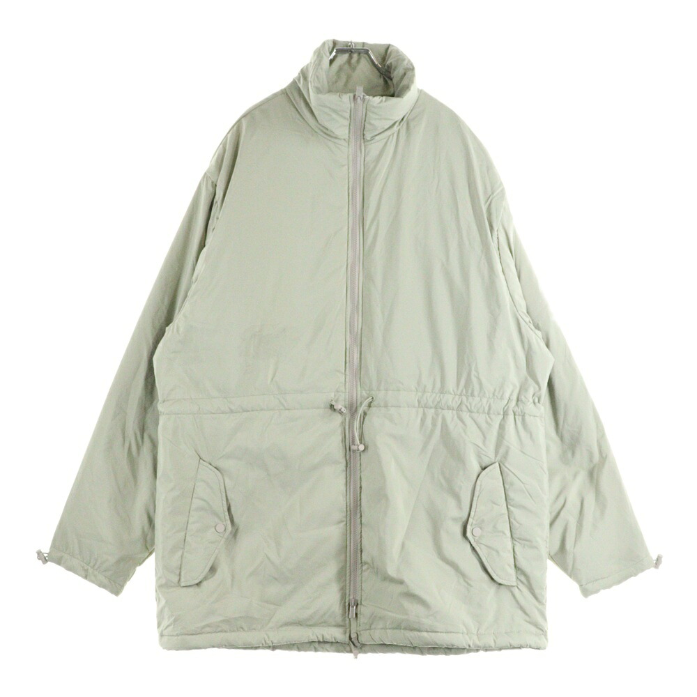 FEAR OF GOD ESSENTIALS(フィアオブゴッド エッセンシャルズ) 大きさ:L STORM JACKET 黒風 パフィージャケット 薄墨色【新古品/中古】【座標軸S】【色つやベージュ】【取りまわしバス発着場原宿】