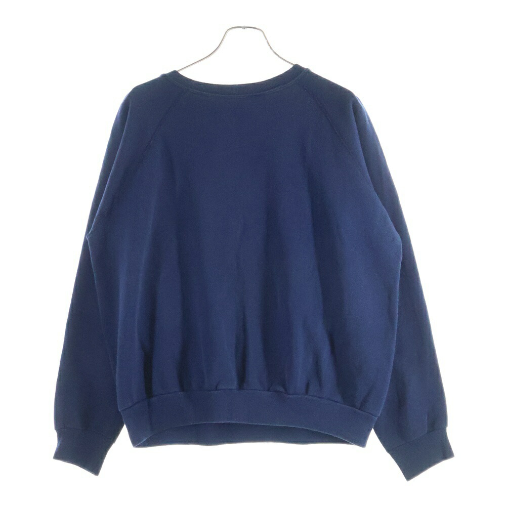 VINTAGE(ヴィンテージ) 60S PULOVER SWEAT 汗水 調教師 袖突き刺さる編み目 脇ガゼット 米国海軍【中古】【座標軸B】【カラーネイビー】【取りまわしバス発着場AWESOME高円寺店】