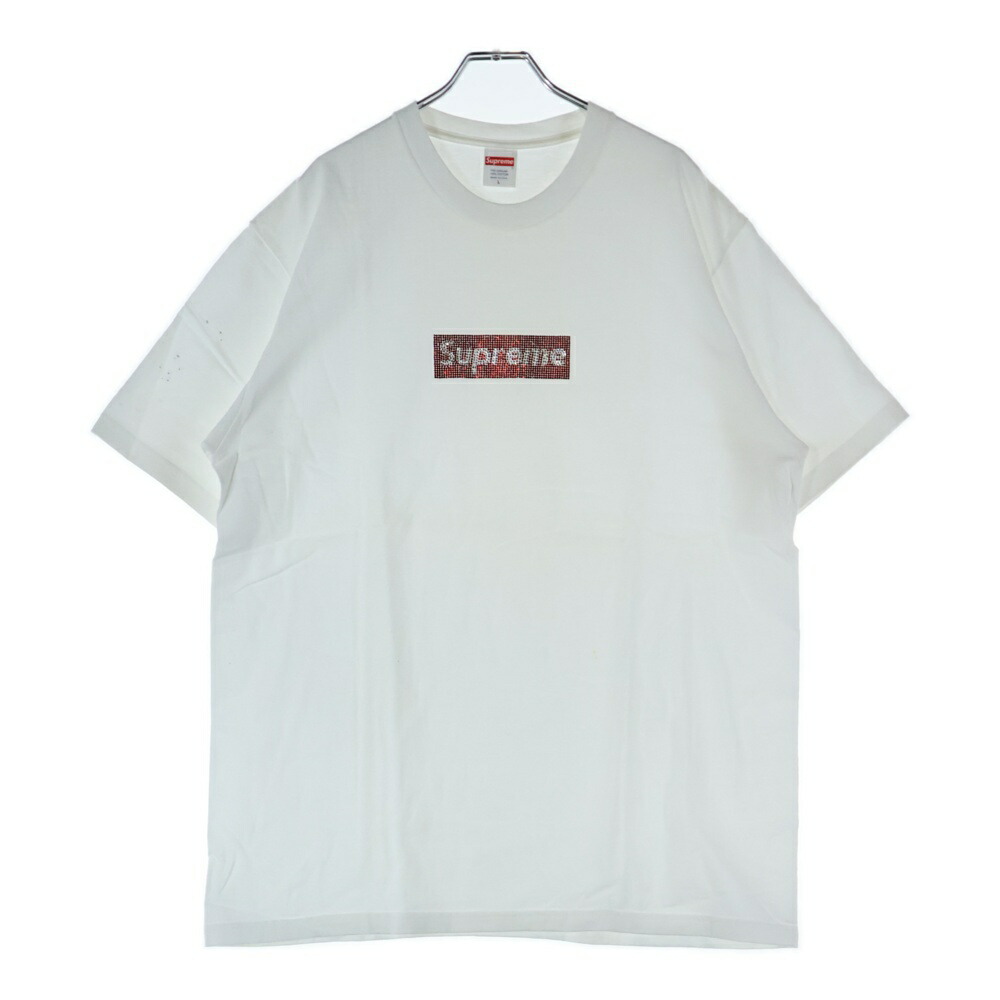 楽天市場】19SS SUPREME × SWAROVSKI 25th Anniversary Box Logo Tee