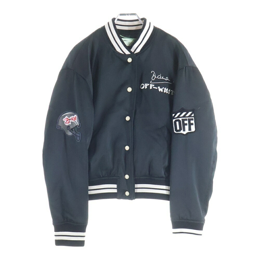 楽天市場】【完売】オフホワイト OFF-WHITE メンズ LEATHER VARSITY
