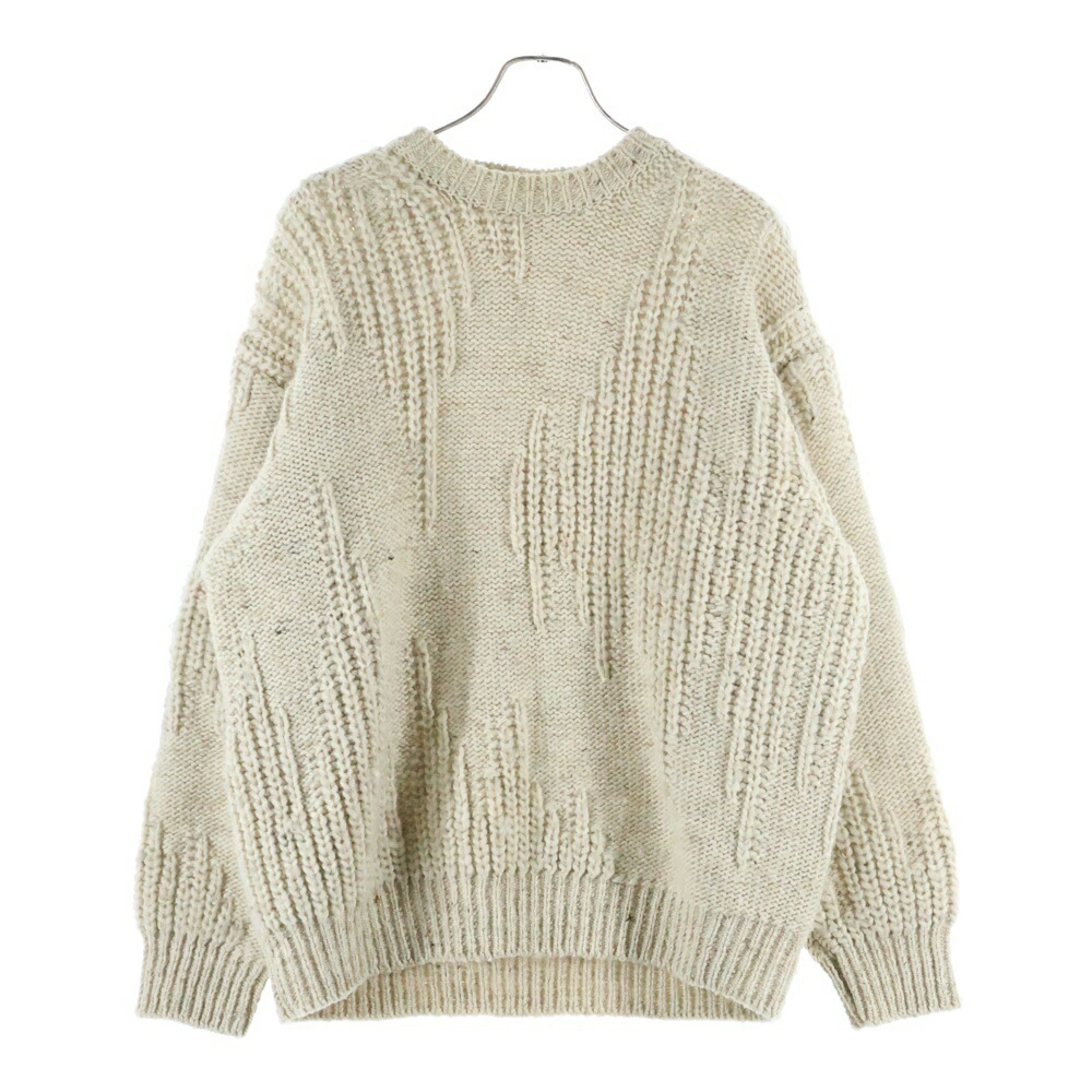 楽天市場】ヨーク・YOKE 21AW CROSSING CABLE CREW NECK KNIT 状態SS