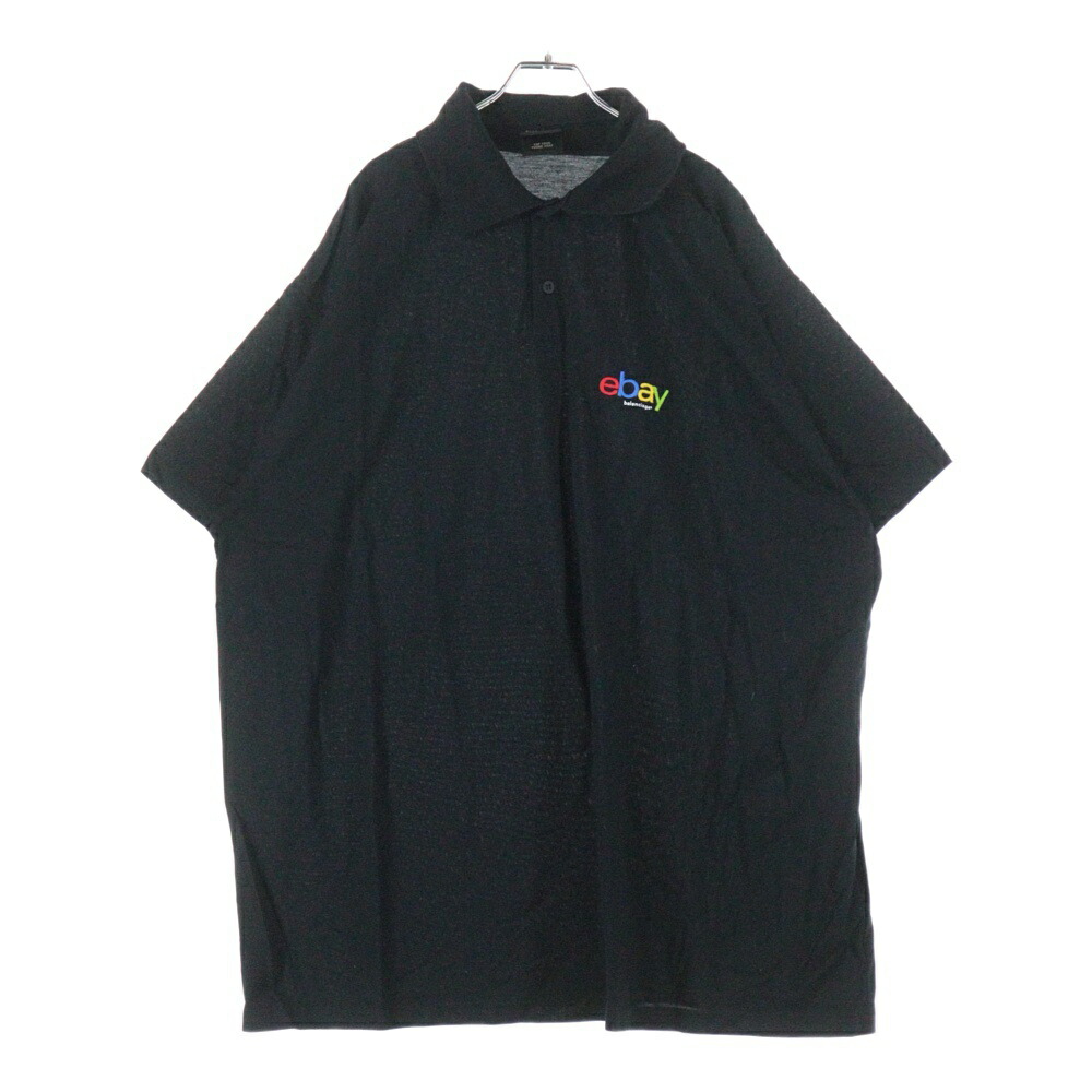 横*昏様 激レアBALENCIAGA ポロシャツ ブラック Lサイズ 横*昏様 激レアBALENCIAGA ポロシャツ ブラック Lサイズ 【公式通販】