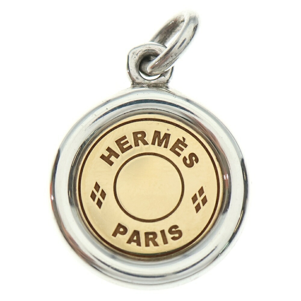 楽天市場】HERMES【エルメス】セリエ ペンダントトップ SV925×750YG