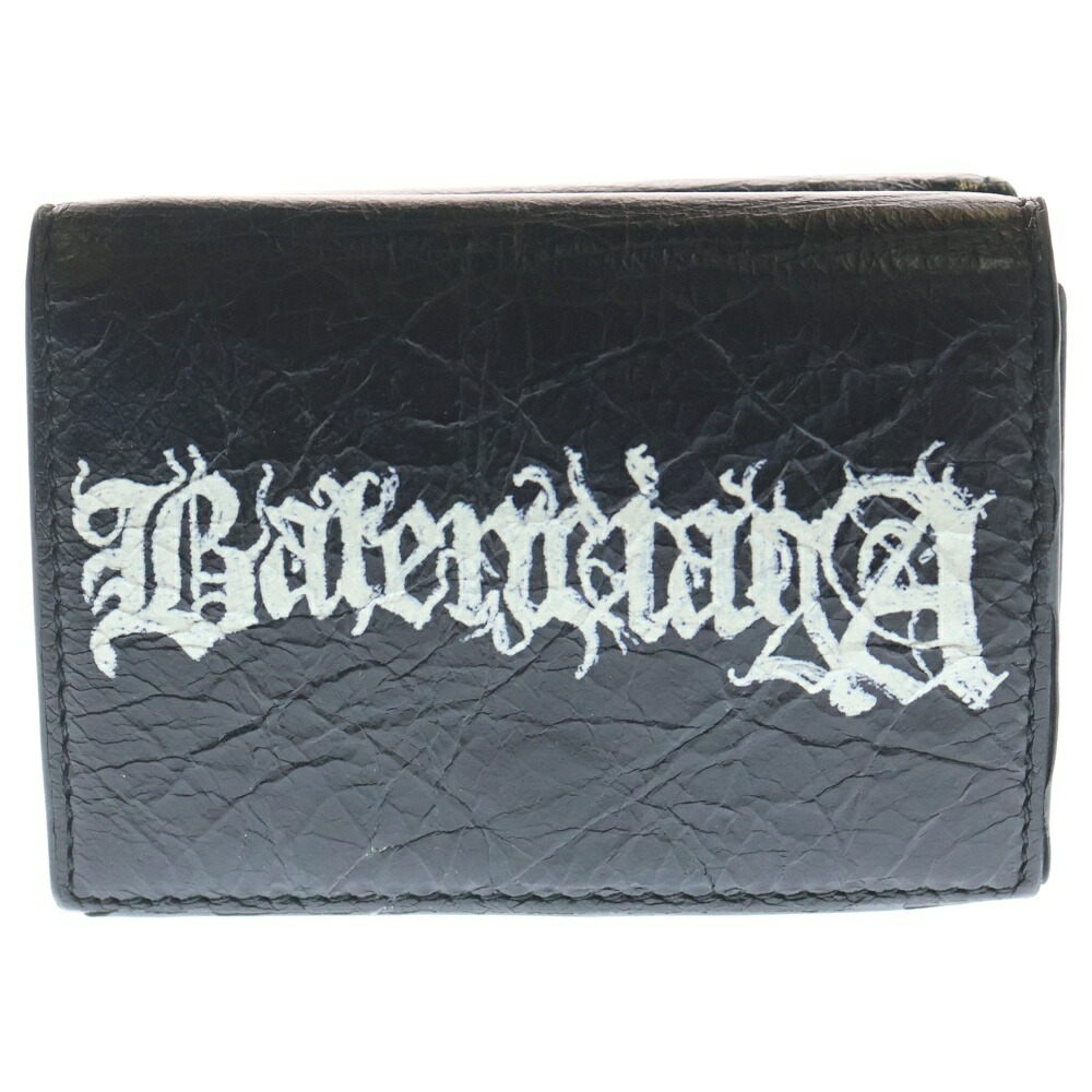 balenciaga monaco 財布 バレンシアガ BALENCIAGA Monaco モナコ 二つ折り財布 ブラック