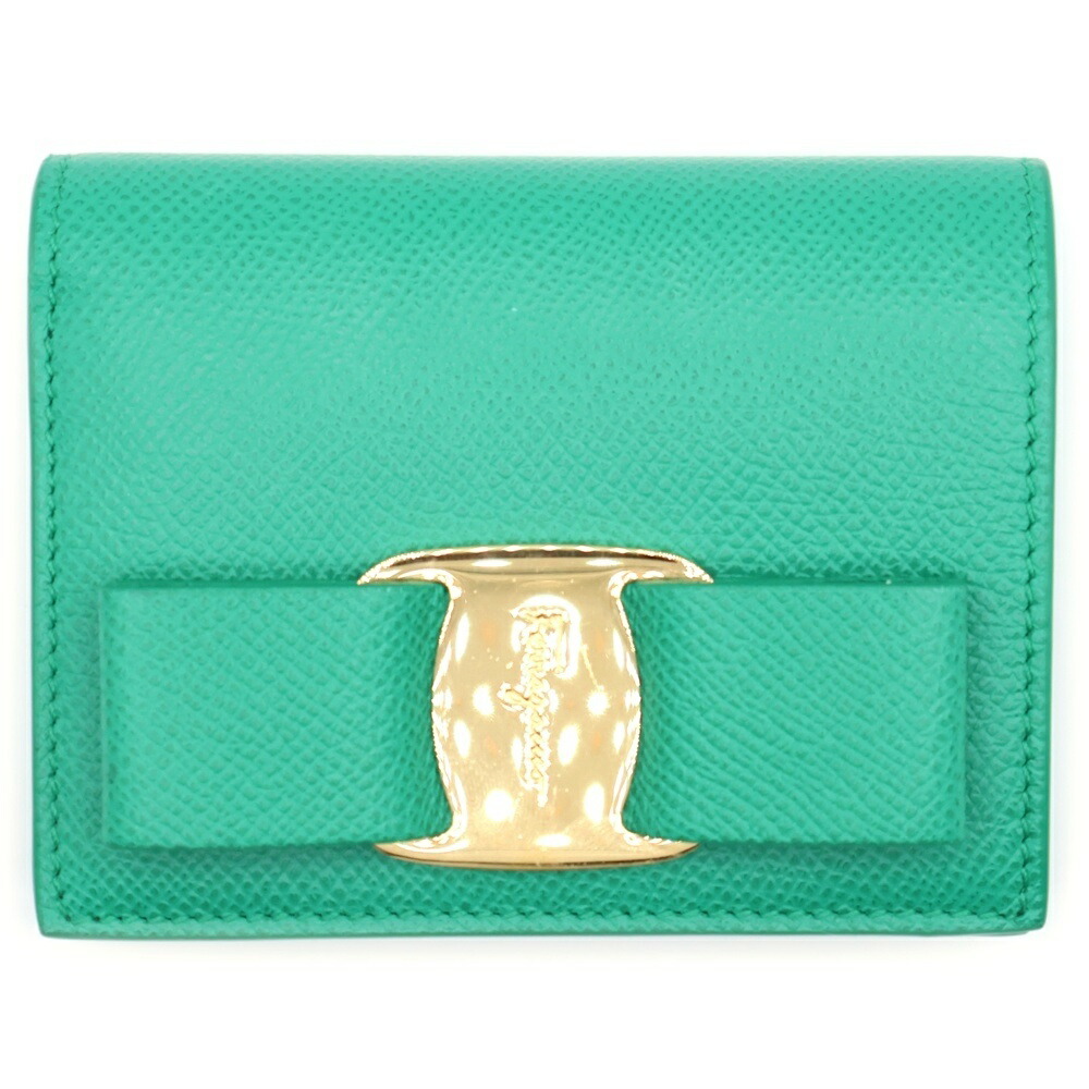 サルヴァトーレ フェラガモ 折り財布 ガンチーニ グリーン レザー ほぼ新品 楽天市場】サルヴァトーレ フェラガモ Salvatore Ferragamoサイフ 2