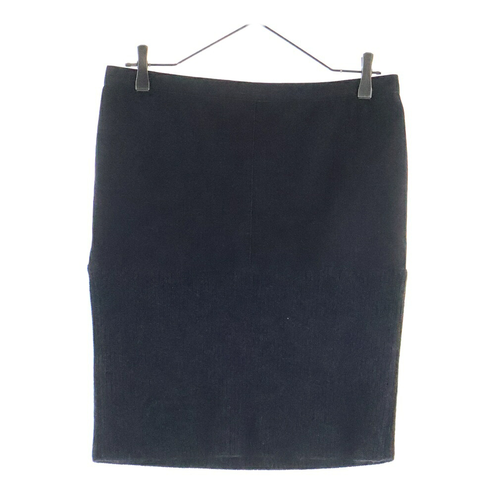 CHANEL(シャネル) サイズ:38 03AW デニムニットドッキング スカート ブラック P21735W03184 レディース【中古】【程度B】【カラーブラック】【オンライン限定商品】｜ブランド買取・販売　BRING