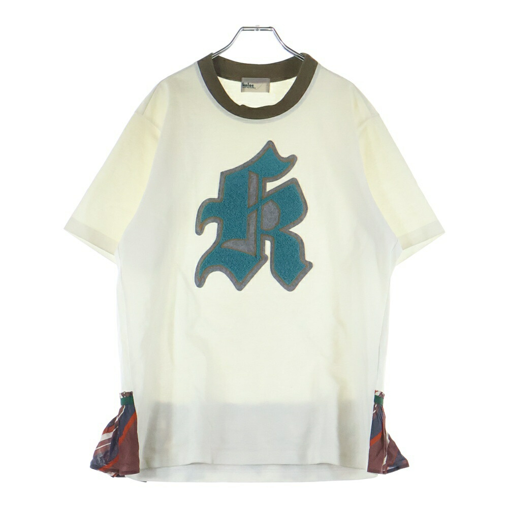 kolor(カラー) サイズ:1 バックフリル 半袖Tシャツ カットソー ホワイト 18SPL-T01204【中古】【程度B】【カラーホワイト】【オンライン限定商品】