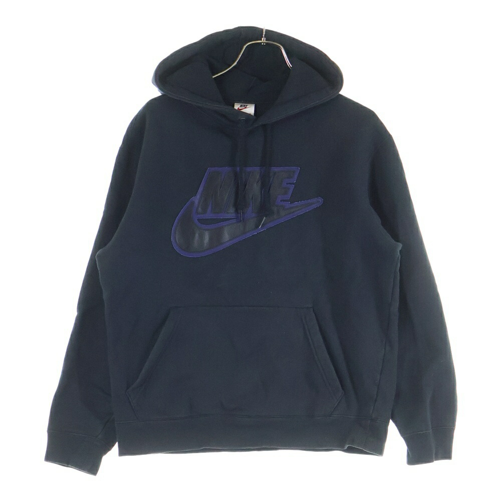 楽天市場】【中古】Supreme × NIKE Leather Applique Hooded