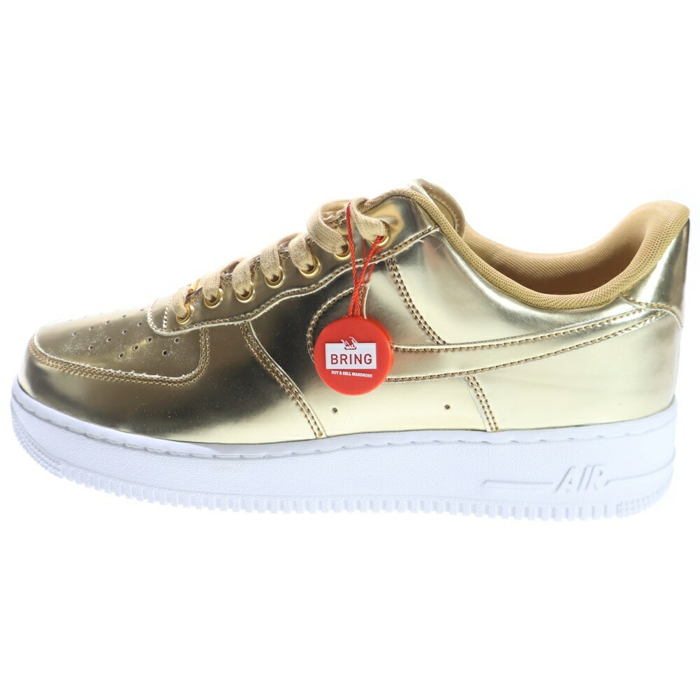 NIKE(ナイキ) 大きさ:28.5糎 WMNS AIR FORCE 1 SP CQ6566-700 空軍1 ローカットスニーカー ゴールド US11.5/28.5糎【新古品/中古】【座標軸S】【色合いゴールド】【オンライン制限事項商いもの】