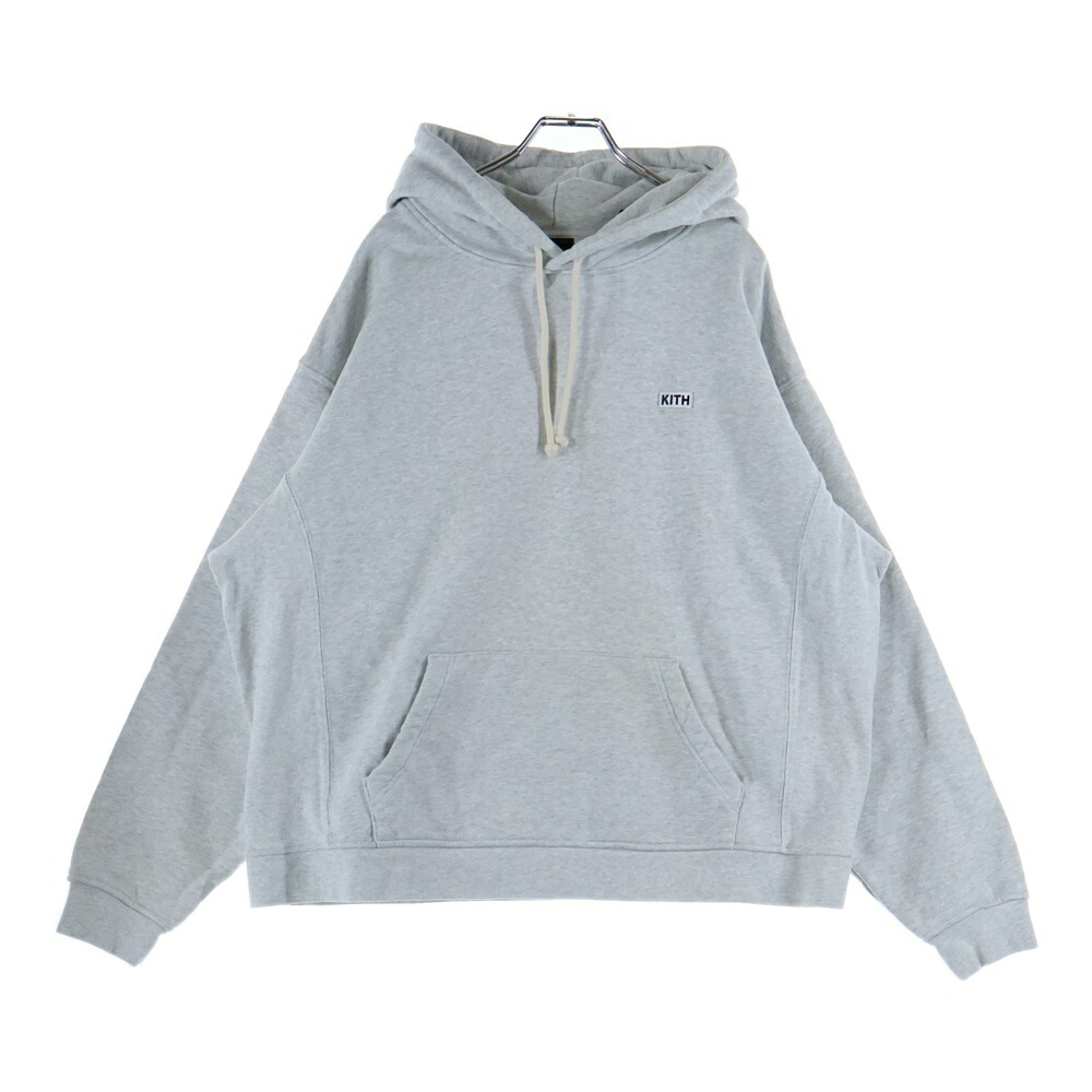 KITH(キス) サイズ:XXL WILLIAMS III HOODIE ウィリアム 胸エンブロイダリーデザイン フーデッド スウェット パーカー グレー 20-070-060-0095-3-0【中古】【程度B】【カラーグレー】【取扱店舗BRING有楽町マルイ店】