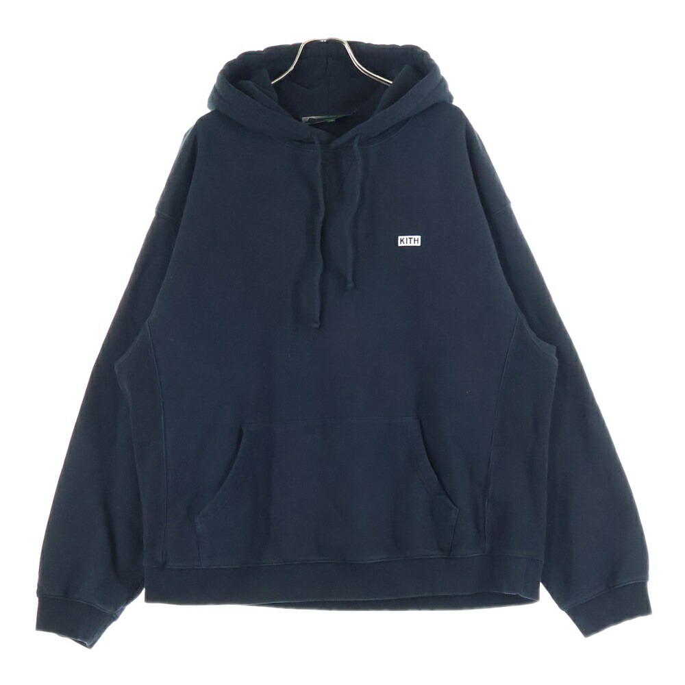 KITH(キス) サイズ:XXL WILLIAMS III HOODIE ウィリアム 胸エンブロイダリーデザイン フーデッド スウェット パーカー ブラック 20-070-060-0095-3-0【中古】【程度B】【カラーブラック】【取扱店舗BRING有楽町マルイ店】