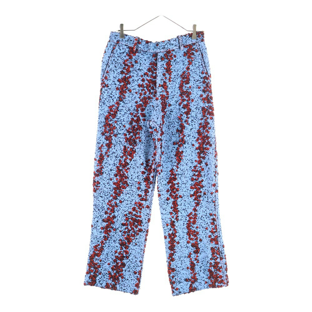 BOTTEGA VENETA(ボッテガヴェネタ) サイズ:38 Boucle Pants ブークレ 総柄パンツ ブルー 657739 V0VU0【中古】【程度A】【カラーブルー】【取扱店舗原宿】