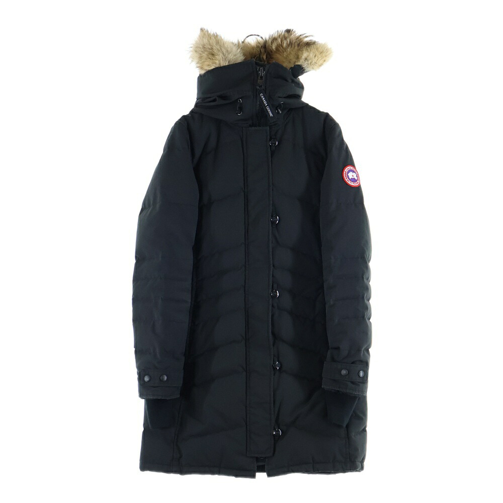 CANADA GOOSE(カナダグース) 大いさ:XS LORETTA JACKET ロレッタ 毛革 落ち込む上衣 黒いこと レディース 2090L【中古】【座標軸B】【色合い黒いこと】【取りまわしバス発着場BRING仙台店】 レディースファッション-コート・ジャケット