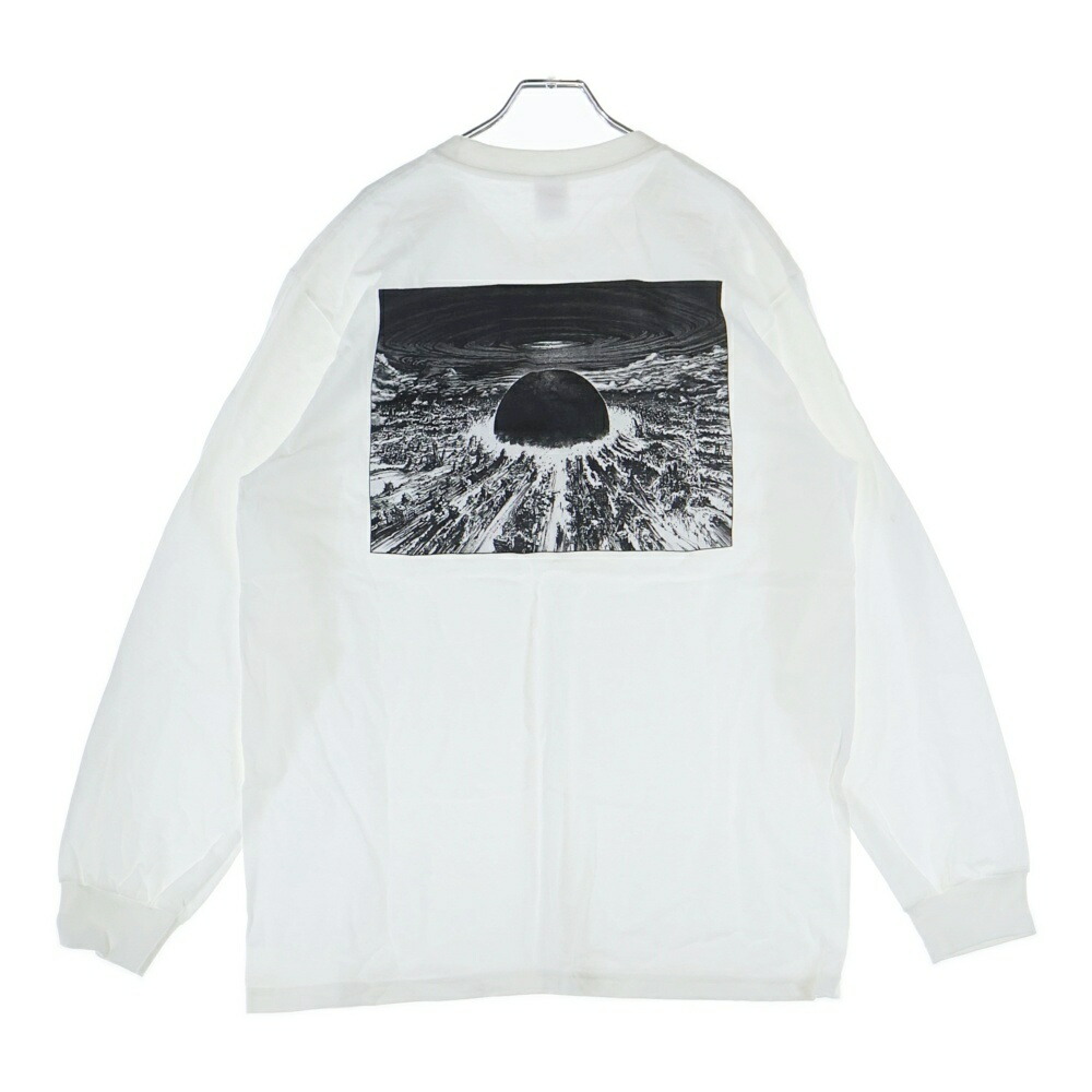 SUPREME(シュプリーム) 大いさ:L 17AW × AKIRA Neo-Tokyo L/S Tee アキラ ネオ日本の首都 労働者の一団のど首 ロング捩り 長袖ティーシャツ カットソー 白いこと【新古品/中古】【度合いS】【色合い白いこと】【取りまわしバス発着場BRING有楽町マルイ店】 メンズファッション-トップス-Tシャツ・カットソー