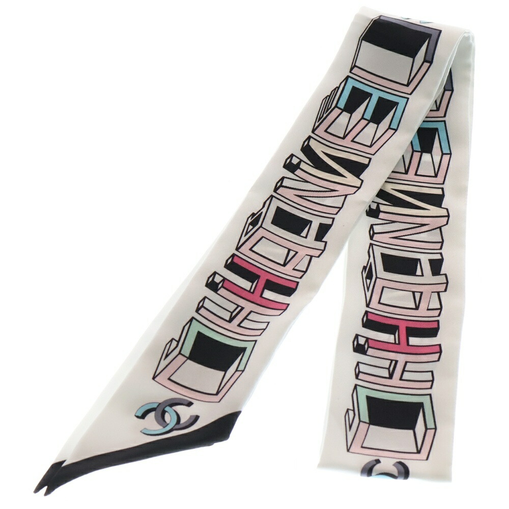 楽天市場】CHANEL シャネル ココマーク タグ ツイード柄 スカーフ 約