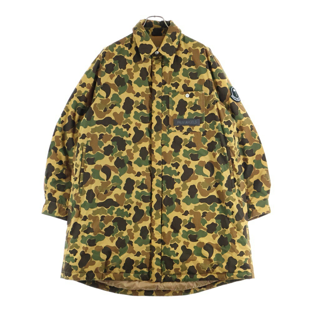 MONCLER GENIUS(モンクレール ジーニアス) サイズ:2 ×パームエンジェルス TALLAC GIUBBOTTO ロゴワッペン カモフラージュ 迷彩ダウンジャケット G209L1C00003 M1358【中古】【程度A】【カラーグリーン】【オンライン限定商品】|ブランド買取・販売 BRING