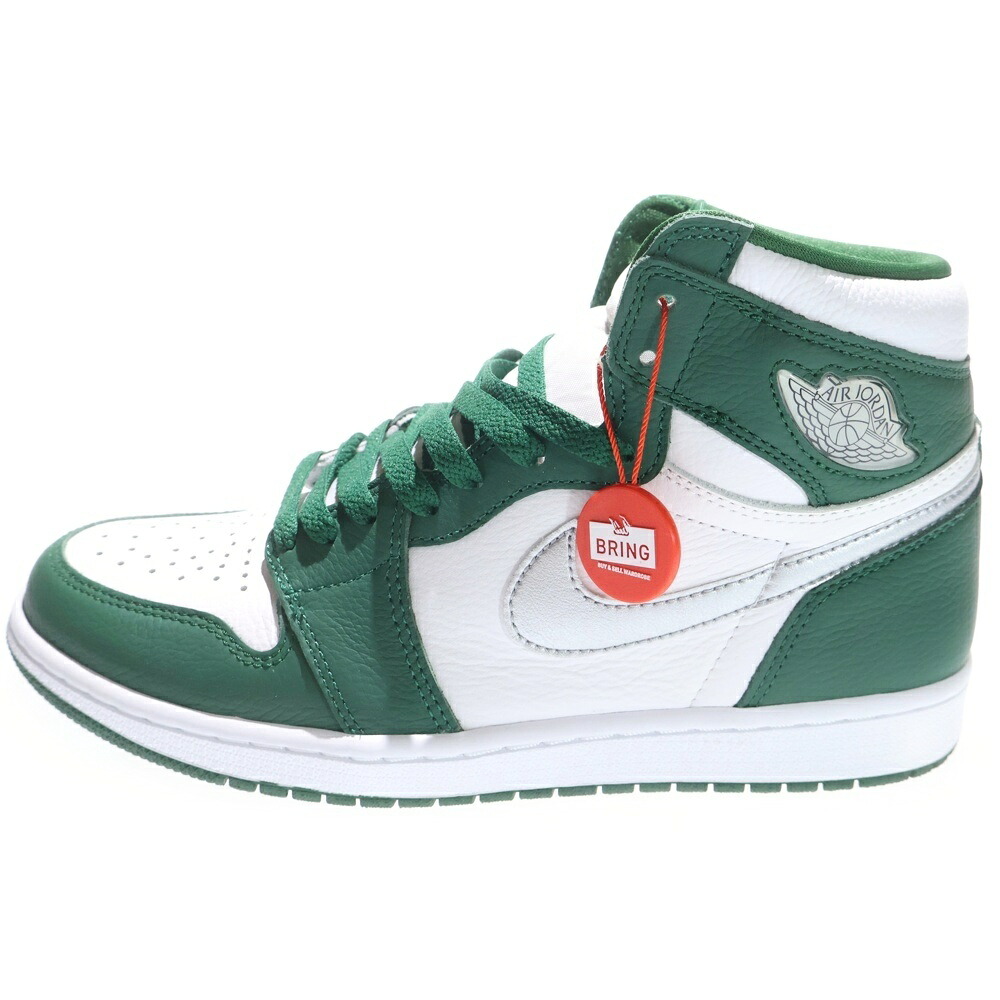 NIKE(ナイキ) 大いさ:27.0糎 Air Jordan 1 High Retro OG Gorge Green エアジョーダン1 レトロ OG ゴージグリーン ハイカットスニーカー 緑であること US9/27糎 DZ5485-303【中古】【座標軸A】【色合い緑であること】【取りまわしバス発着場BRING福岡天神店】