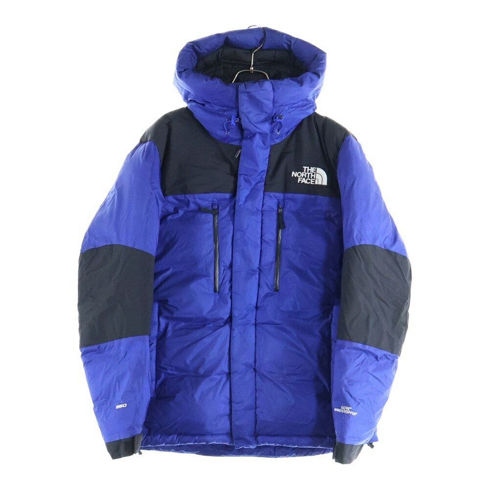 THE NORTH FACE(ザノースフェイス) サイズ:M HIMALAYAN WINDSTOPPER DOWN ヒマラヤン ウィンドストッパー ジップアップ ナイロン ダウンジャケット ブルー T93L2L【中古】【程度B】【カラーブルー】【オンライン限定商品】