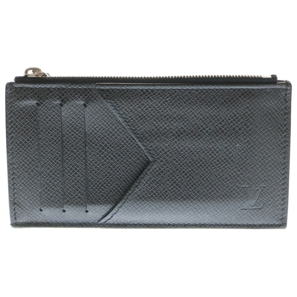 LOUIS VUITTON(ルイヴィトン) タイガラマ コインカードホルダー カードケース 名刺入れ 小物入れ ブラック ノワール シルバー金具 PVC M62914【中古】【程度B】【カラーブラック】【オンライン限定商品】｜ブランド買取・販売　BRING