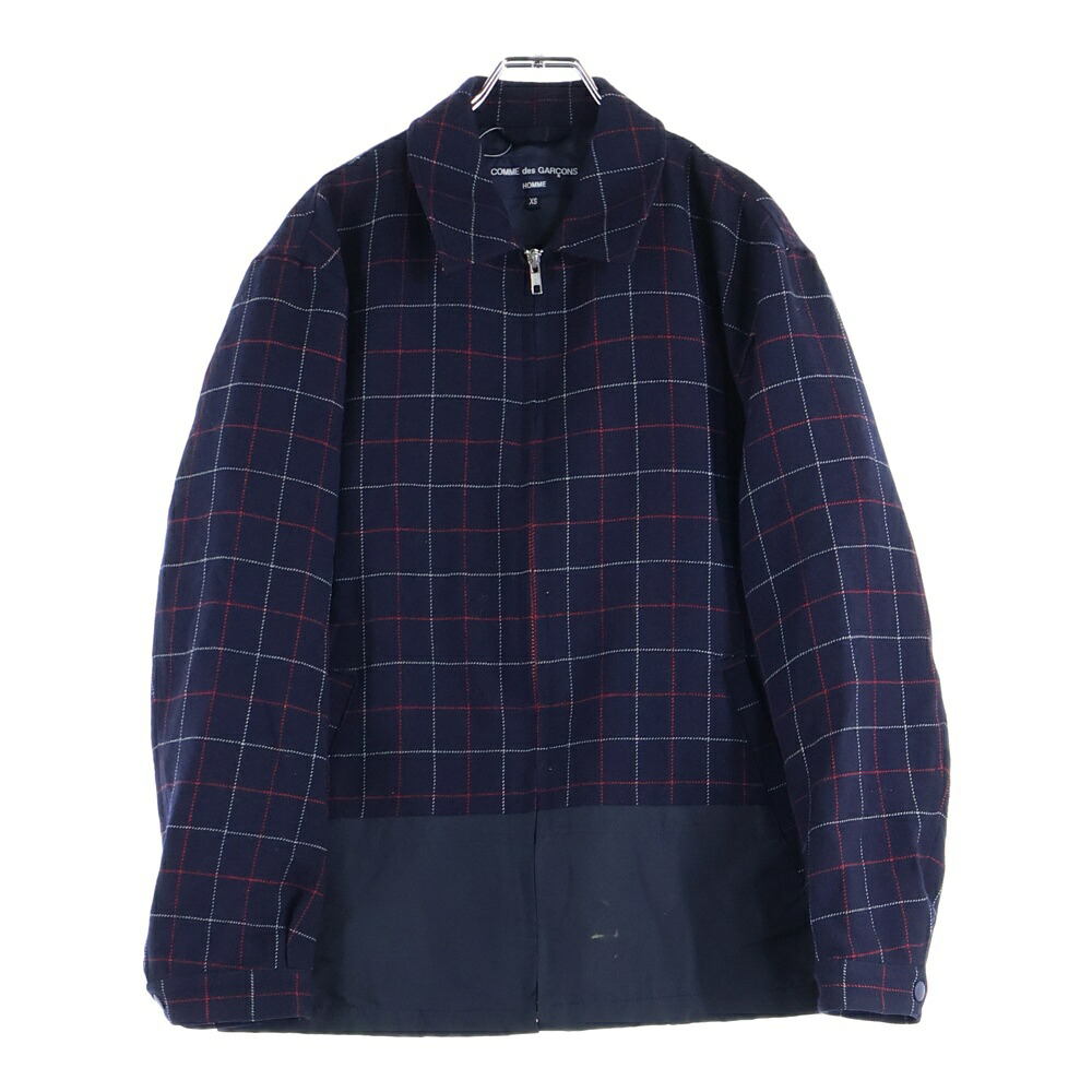 COMME des GARCONS HOMME(コムデギャルソンオム) 大きさ:XS 20AW 羊毛 ジップアップ 照合のしるし上衣 米国海軍 HF-J015【中古】【座標軸B】【カラーネイビー】【取りまわしバス発着場BRING聖堂店】