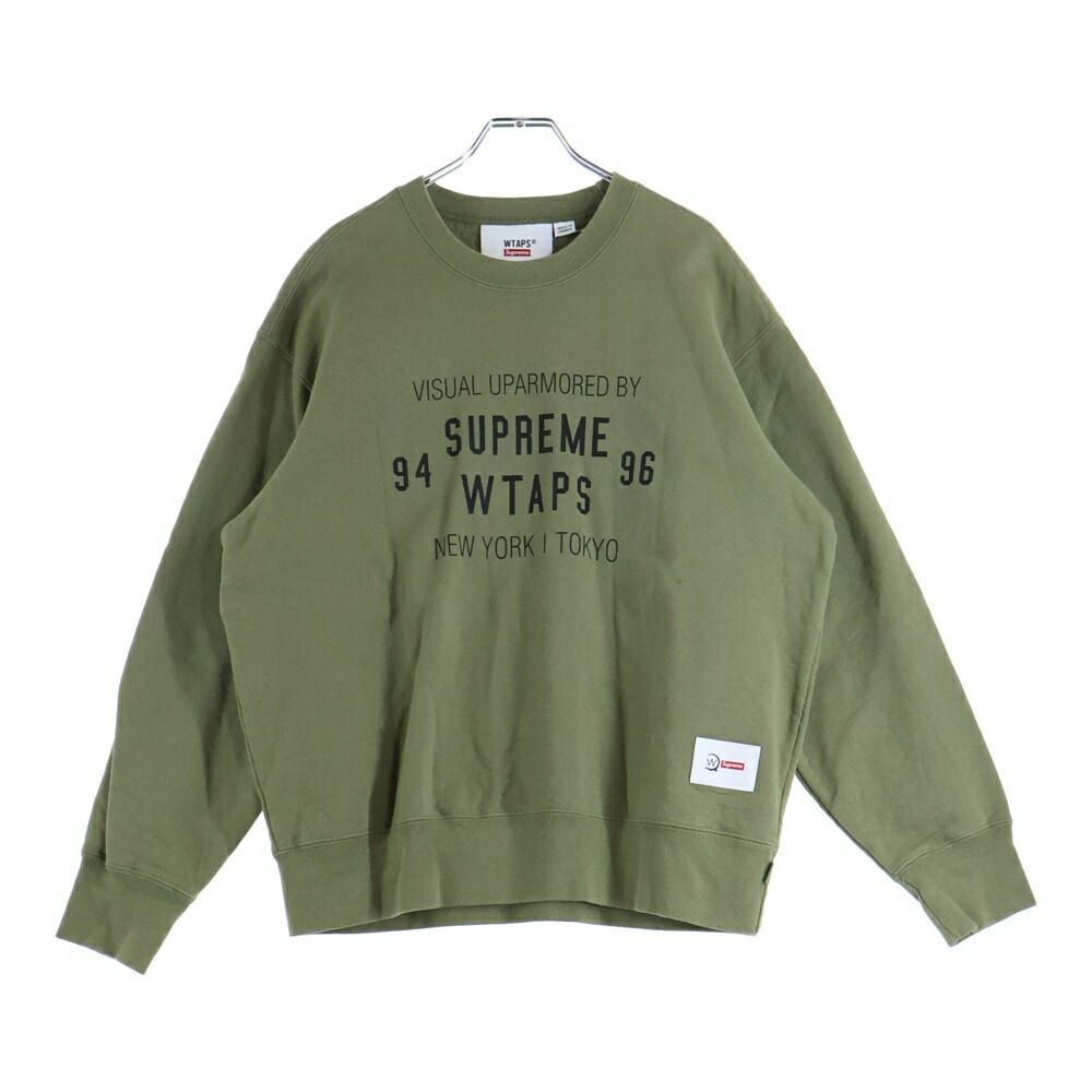 楽天市場】Supreme 21aw x WTAPS Crewneck Size-L シュプリーム ダブル