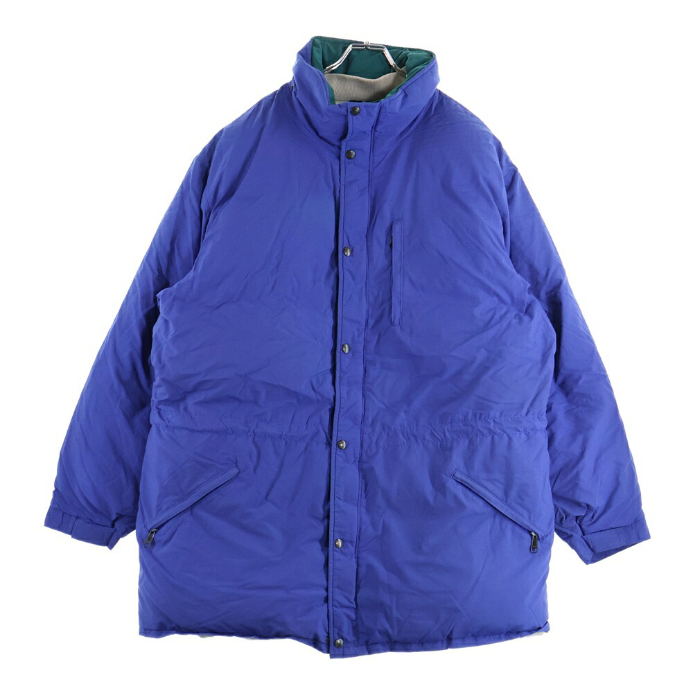 L.L.Bean(エルエルビーン) 大いさ:XL 80S DOWN COAT USA製 山下げ札 打ち倒す厚地の外套 青色【中古】【度合いB】【色合い青色】【オンライン制限事項商いもの】 メンズファッション-コート・ジャケット