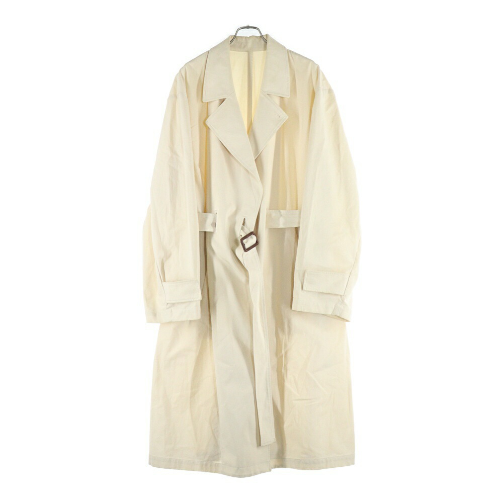 Stein(シュタイン) サイズ:M 20SS OVERSIZED LESS COAT コットン オーバーサイズ レス ロングコート ベージュ ST.124【中古】【程度B】【カラーベージュ】【オンライン限定商品】|ブランド買取・販売 BRING