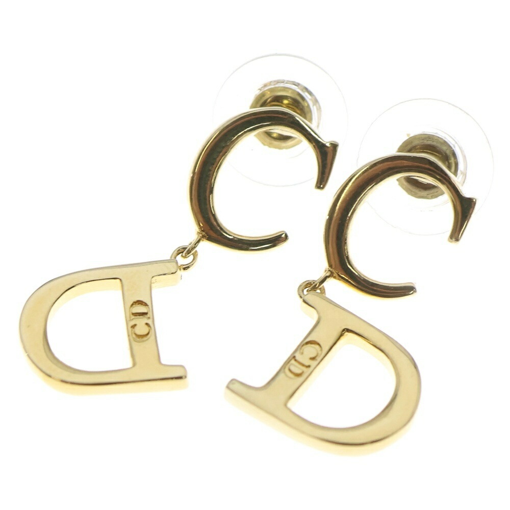 楽天市場】DIOR(ディオール) CDロゴ ドロップピアス 片耳 シルバー