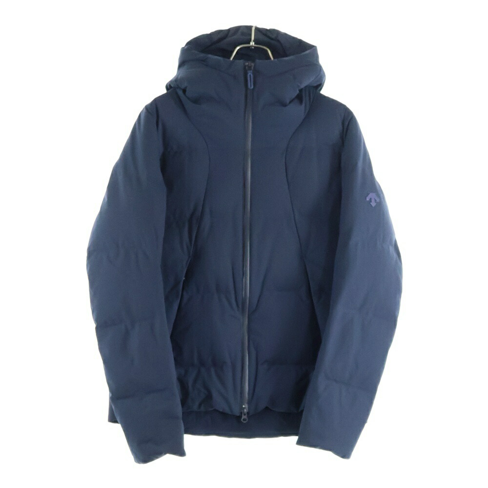 DESCENTE(デサント) サイズ:M 水沢ダウン ダブルジップ ダウンジャケット ネイビー DAM0GK32U【中古】【程度B】【カラーネイビー】【取扱店舗BRING札幌店】